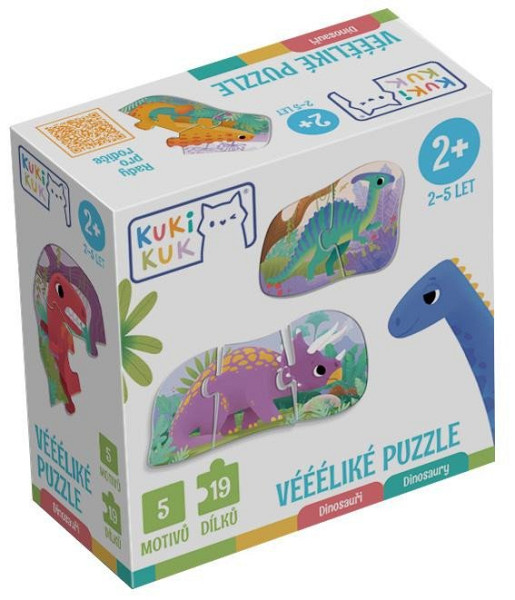 Véééliké puzzle Dinosauři