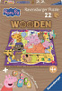 Dřevěné puzzle Prasátko Peppa 22 dílků
