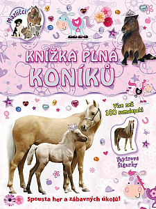 Knížka plná koníků - samolepky a figurky