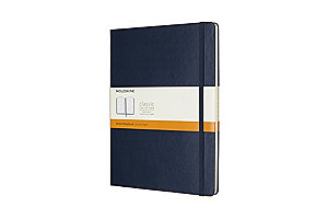 Moleskine Zápisník modrý XL, linkovaný, tvrdý