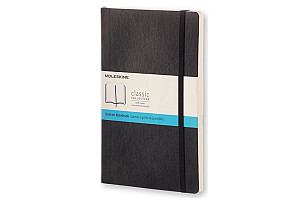 Moleskine Zápisník černý L, tečkovaný, měkký