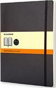 Moleskine Zápisník černý XL, linkovaný, měkký