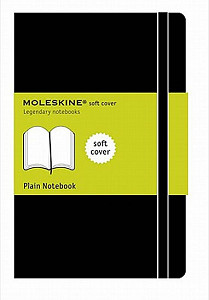 Moleskine Zápisník černý S, čistý, měkký