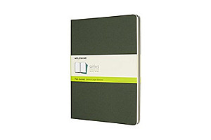 Moleskine Sešity 3 ks zelené XL, čisté