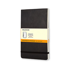 Moleskine Reportér černý S, linkovaný, měkký