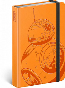 Notes - Star Wars – BB-8, linkovaný, 10,5 x 15,8 cm