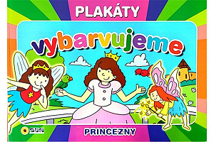 Princezny - Vybarvujeme XL plakáty