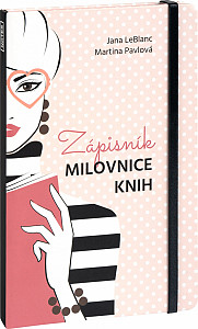 Zápisník milovnice knih, 13 × 21 cm