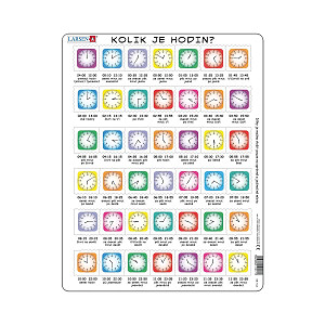 Puzzle MAXI - Kolik je hodin/42 dílků