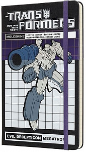 Moleskine: Transformers zápisník linkovaný Megatron L