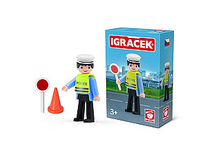IGRÁČEK - Dopravní policista s doplňky