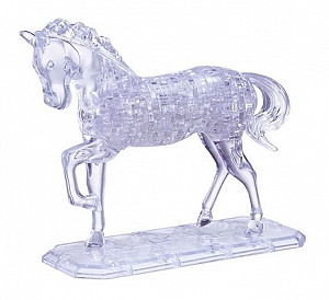 Kůň: 3D Crystal puzzle 100 dílků