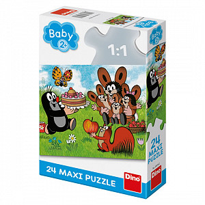 Krtek slaví narozeniny: maxi puzzle 24 dílků