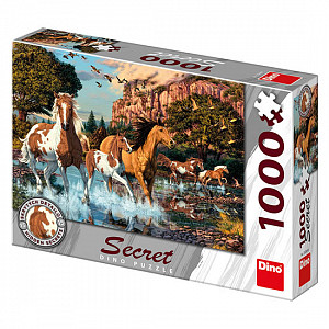Koně: secret collection puzzle 1000 dílků