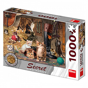 Kočičky: secret collection puzzle 1000 dílků