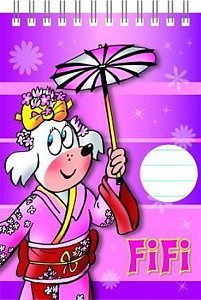 Čtyřlístek Fifi - Blok A6 s vazbou twin wire