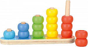 Barvy a počítání: Dřevěná hračka