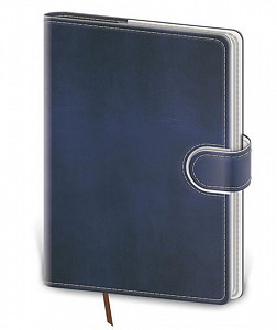 Zápisník Flip B6 linkovaný - modro/bílá