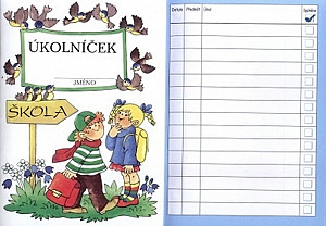Úkolníček pro 1., 2., a 3. třídu A6 (datum, předmět, úkol, splněno)