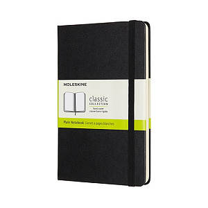 Moleskine Zápisník černý M, čistý, tvrdý