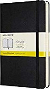 Moleskine Zápisník Expanded černý L, tvrdý čtverečkovaný