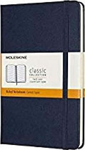 Moleskine Zápisník modrý M, linkovaný, tvrdý