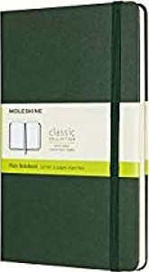 Moleskine Zápisník zelený L, čistý, tvrdý