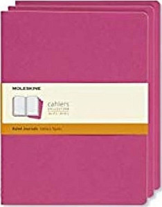Moleskine Sešity 3 ks růžové XL, linkované