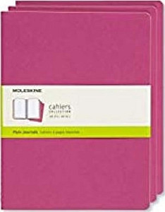 Moleskine Sešity 3 ks růžové XL, čisté