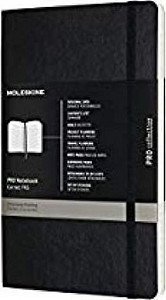 Moleskine Professional diář-zápisník černý L, měkký