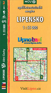 Lipensko - cykloturistická mapa č. 2 /1:55 000
