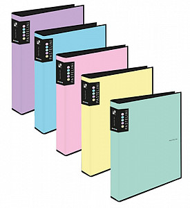 Pořadač A4 lamino R25-4kr. PASTELINI růžová