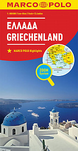 Řecko 1:800T/mapa(ZoomSystem)MD
