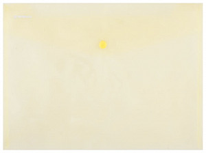 Obálka s drukem průhledná A4 PP, žlutá