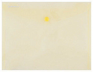 Obálka s drukem průhledná C5 PP - žlutá