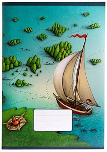 Školní sešit DUHOVÁ KOČKA 440 bezdřevý