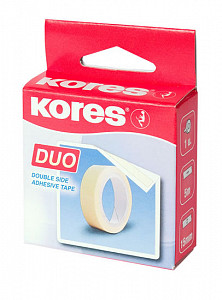 Kores Oboustranně lepicí páska DUO 5 m x 15 mm v krabičce