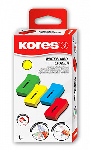 Kores Magnetická stírací houbička na bílé tabule - mix barev