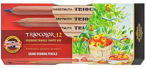 Koh-i-noor pastelky JUMBO trohranné silné 12 ks