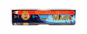 Koh-i-noor pastelky MAGIC multibarevné  souprava 6 ks
