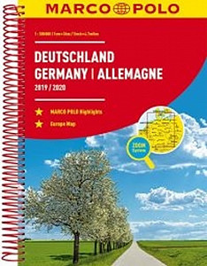 Německo, Evropa/atlas-spirála 19/20  1:300T MD