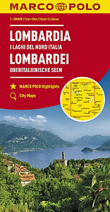 Itálie č.2 - Lombardie mapa 1:200T