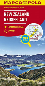 Nový Zéland mapa 1:800T