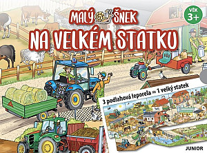 Malý šnek na velkém statku - 3 podlahová leporela = 1 velký statek