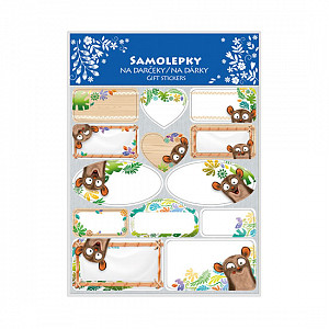 Samolepky na dárky HEY