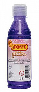 JOVI temperová barva glittrová 250 ml v lahvi fialová