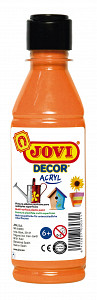 JOVI Decor akrylová barva - oranžová 250 ml