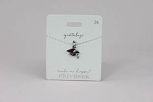 Přívěsek MAKE ME HAPPY Promoce