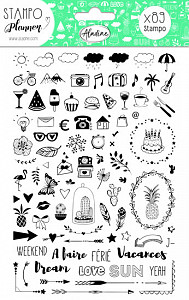 Razítka Stampo Planner - Můj diář, 89 ks