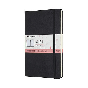 Moleskine Skicář černý L, tečkovaný, tvrdý